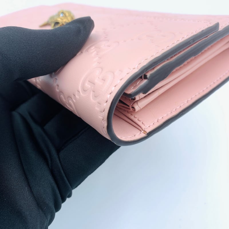 GUCCI グッチ 長財布 二つ折り 猫 ピンク 548055 | ラクトク GUCCI グッチ 長財布 二つ折り 猫 ピンク 548055 | ラクトク