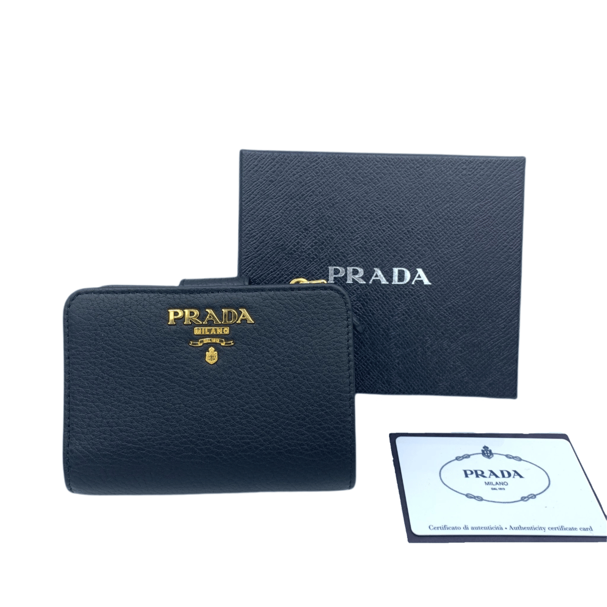 PRADA プラダ ラウンドジップ コンパクト財布 1ML018 | ラクトク