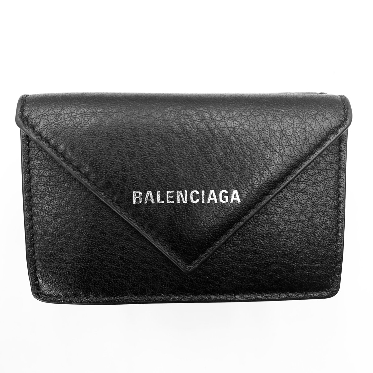 BALENCIAGA バレンシアガ ペーパーミニウォレット ブラック | ラクトク