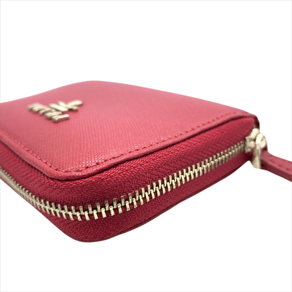 【美品】PRADA サフィアーノ レッド コインケース レディース 1M0268 PRADA プラダ サフィアーノ コインケース レッド 1MM268
