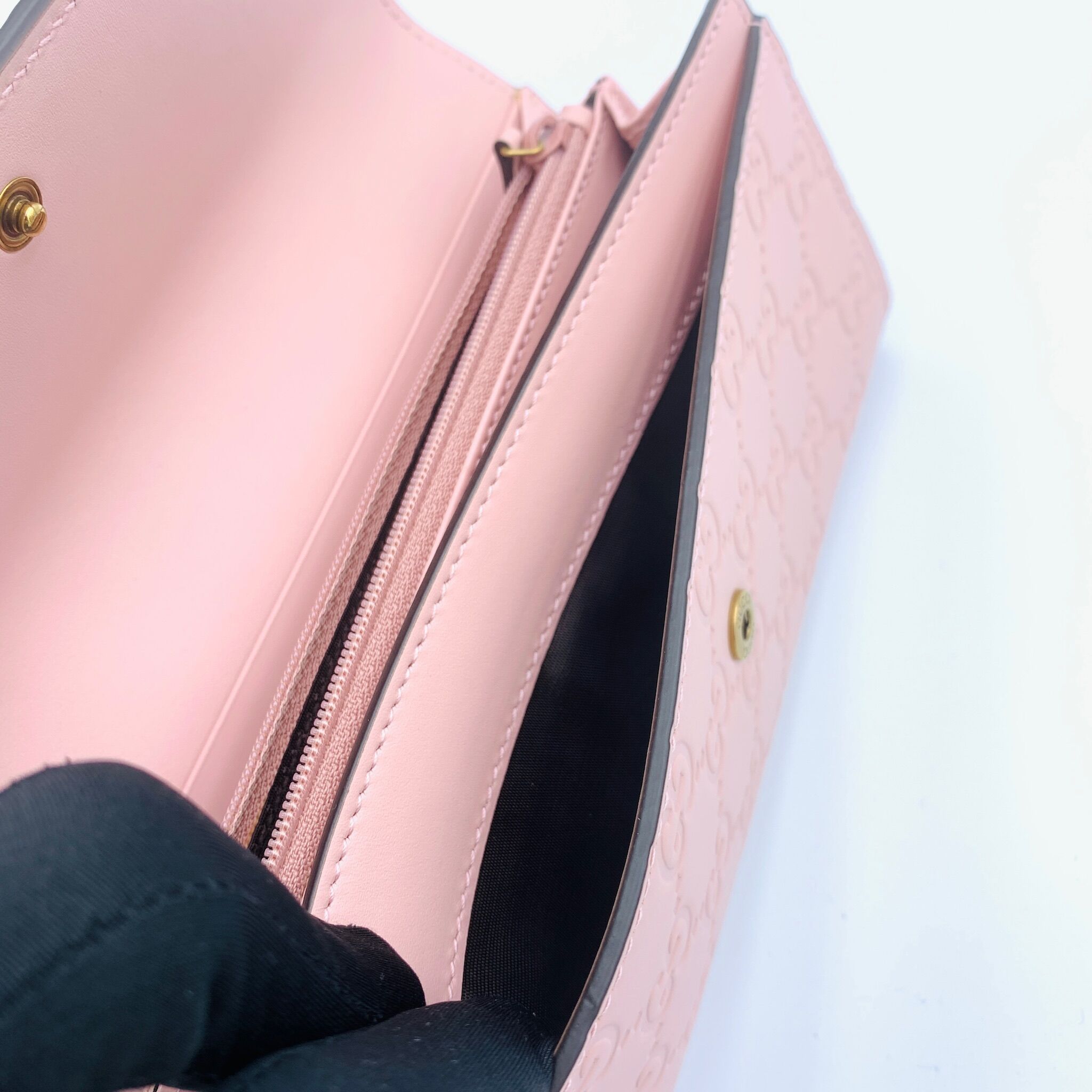 GUCCI グッチ 長財布 二つ折り 猫 ピンク 548055 | ラクトクショッピング