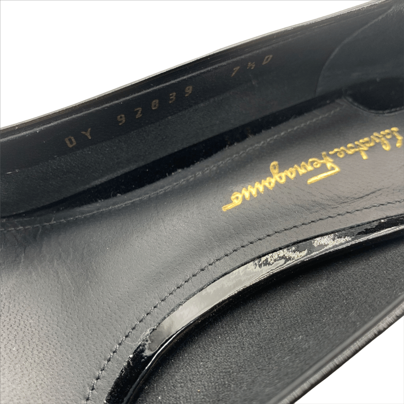 Salvatore Ferragamo フェラガモ ガンチーニ　パンプス Salvatore Ferragamo フェラガモ ガンチーニ GARDA エナメル