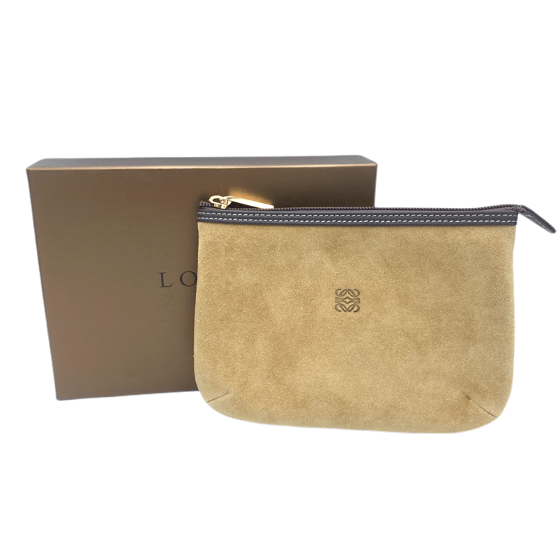 LOEWE ロエベ アナグラム ポーチ ブラウン | ラクトクショッピング LOEWE ロエベ アナグラム ポーチ ブラウン | ラクトクショッピング