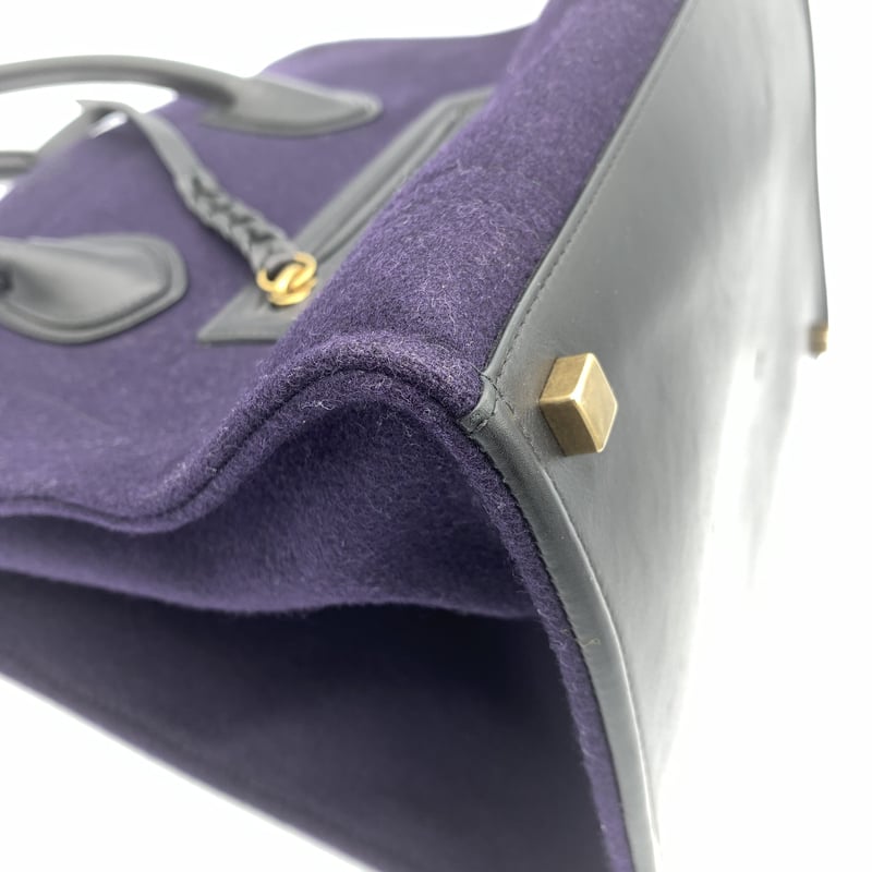CELINE セリーヌ ラゲージファントム フェルト ネイビー