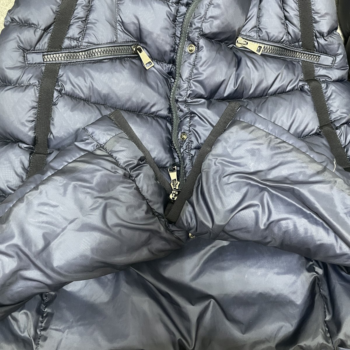 MONCLER HERMINE エルミンヌ ネイビー 01サイズ ダウン コート | ラクト