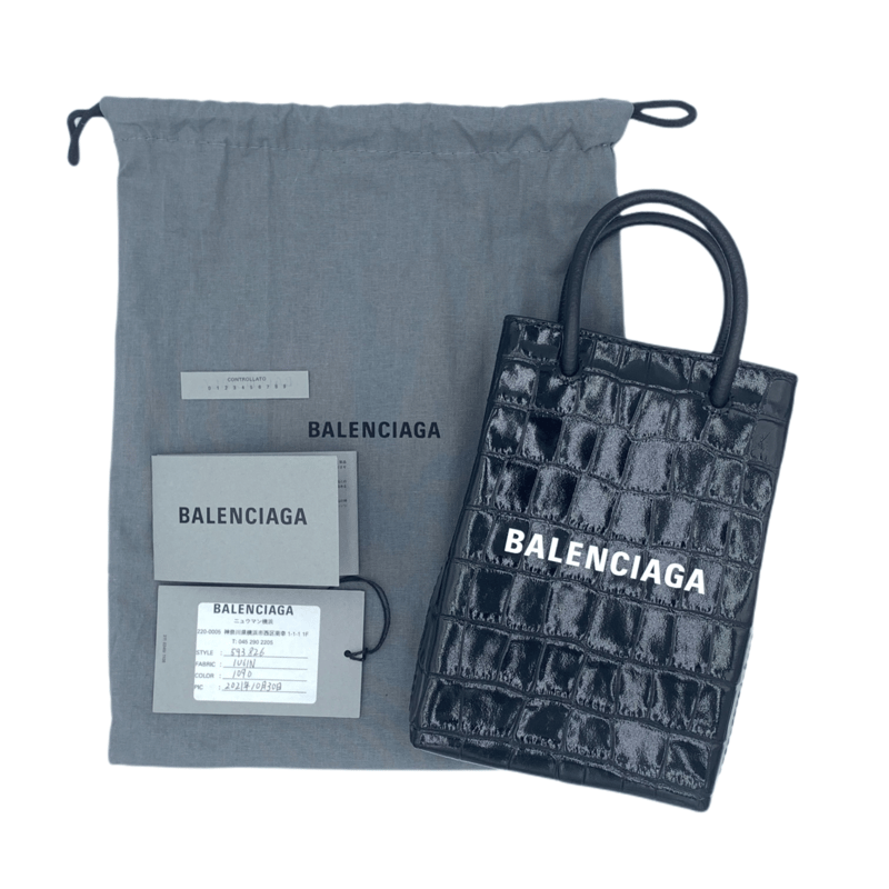 バレンシアガ BALENCIAGA バッグ フォンホルダー ブラック 新品未使用