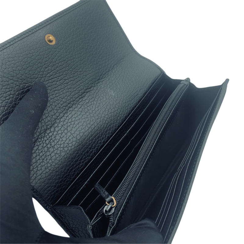 GUCCI グッチ 長財布 二つ折り レディース 黒 499359 | ラクトク