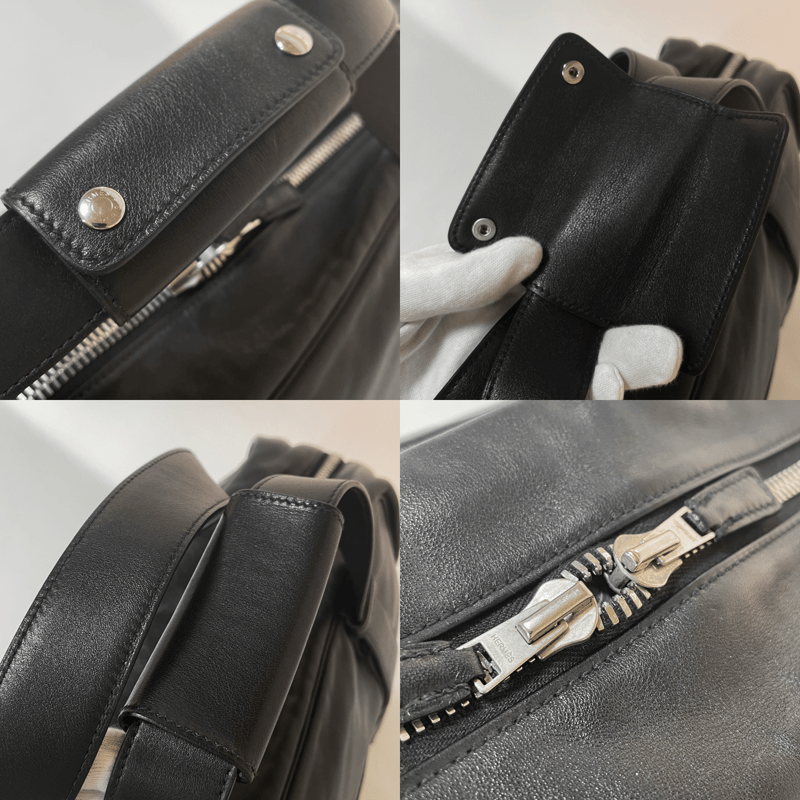 極美品】HERMES アリオン50 ブラック レザー ボストンバッグ | ラクト 