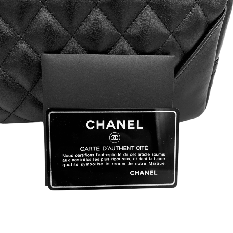 CHANEL シャネル カンボンライン ショルダーバッグ ブラック CHANEL シャネル カンボンライン ショルダーバッグ ブラック