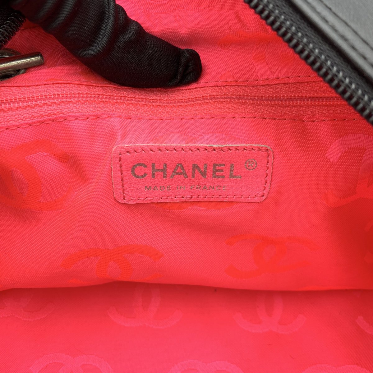 CHANEL シャネル カンボンライン ショルダーバッグ ブラック | ラクト