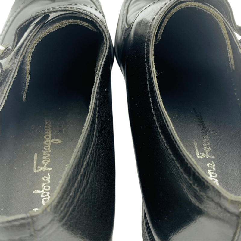 Salvatore Ferragamo フェラガモ ウイングチップ モンク