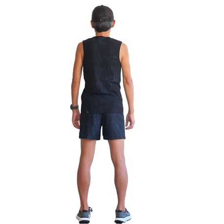 ranor ラナー / TIEDEYING NOSLEEVE《BLK》