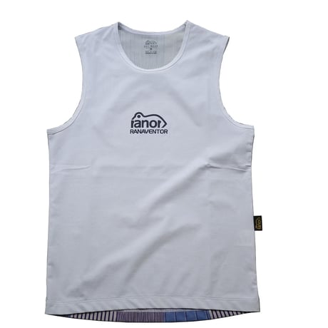 ranor ラナー / STRIPE PW NOSLEEVE 《BLU》   ストライプ ノースリーブ 《BLU》