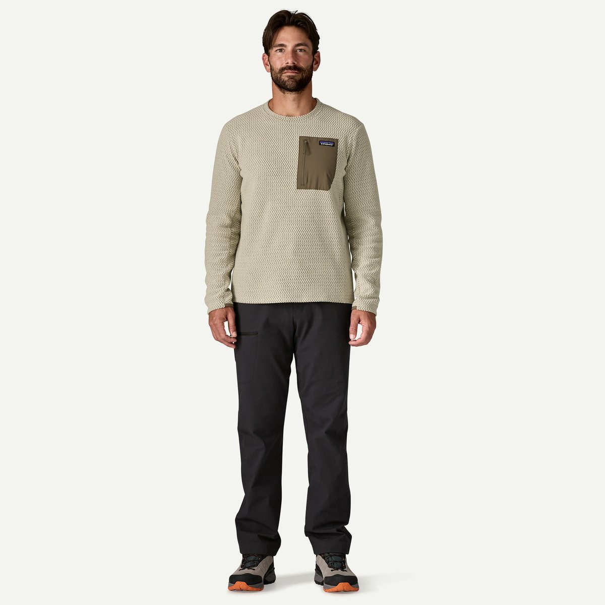 patagonia パタゴニア　R1エア クルー　メンズS パタゴニア メンズ・R1 エア・クルー (カラー Pelican