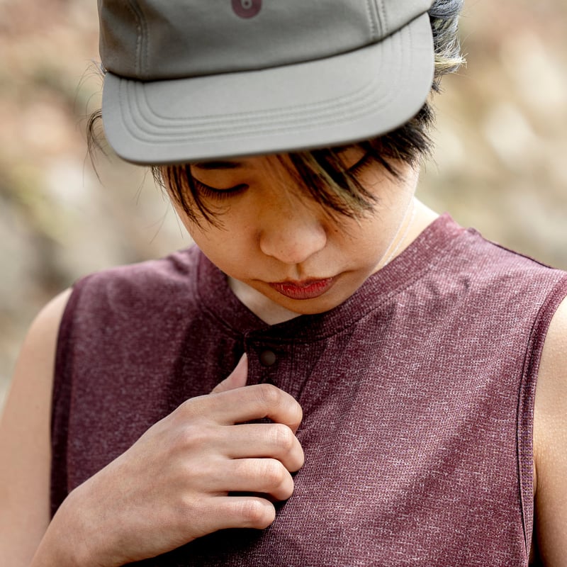 タヌキ　tannuki キャップ　ランニング　登山 Sato Synthetic Mesh Cap: Color Brown | TANNUKI Running Wear Shop