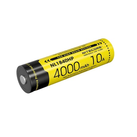 NITECORE ナイトコア / NL1840HP（18650型リチウムイオン充電池）