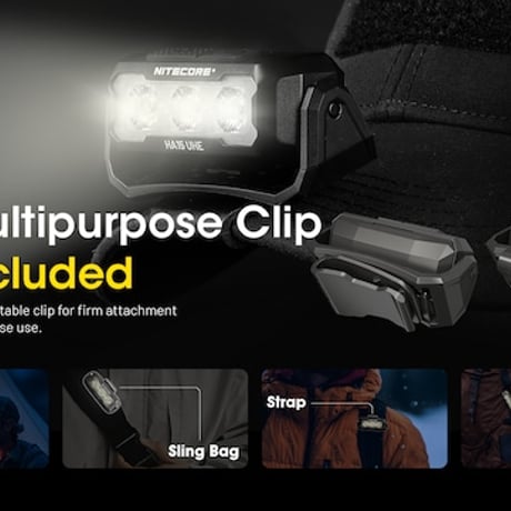 NITECORE ナイトコア / HA15 UHE (NL1411Rリチウムイオンバッテリー付属)
