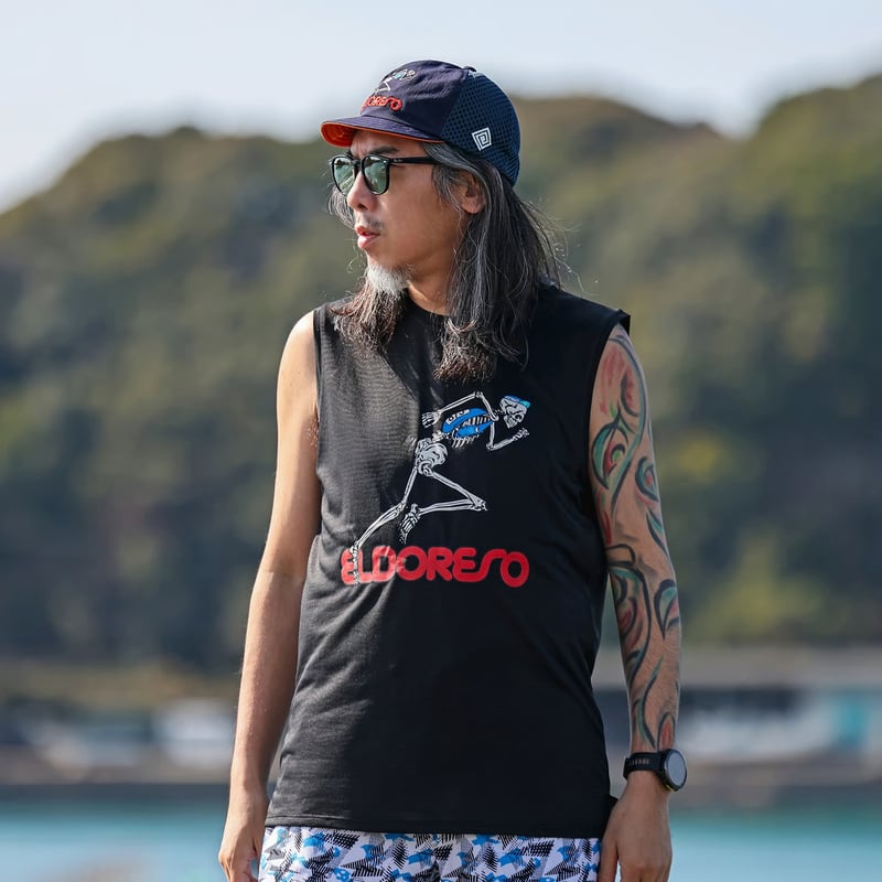 ELDORESO BONE MAN CAP BLK / エルドレッソ ELDORESO（エルドレッソ） ELDORESO Boneman Cap ボーンマンキャップ