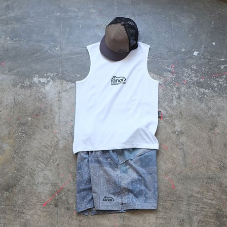 ranor ラナー / BANDANA MIDDLE SHORTS 《S-BLU》 バンダナ ミドルショーツ《S-BLU》