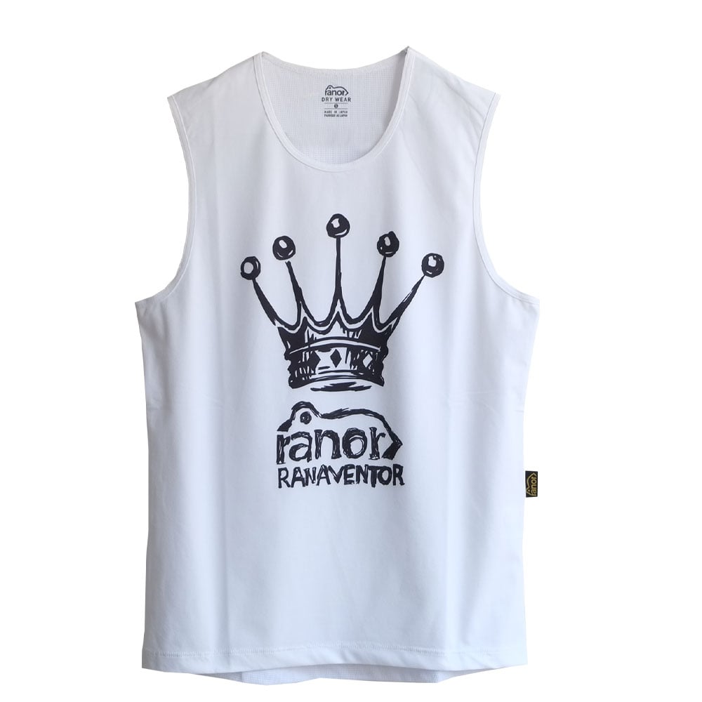 ranor ラナー /SR-graphic BACKMESH NOSLEEVE《WHITE》8