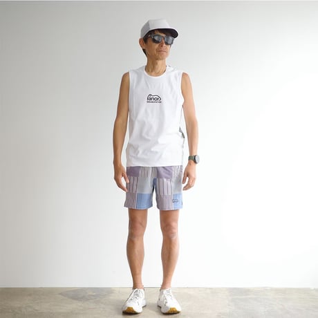 ranor ラナー / STRIPE PW NOSLEEVE 《BLK》   ストライプ ノースリーブ 《BLK》