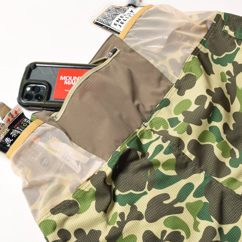 美品】マウンテンマーシャルアーツMMA タイガーカモランパン L