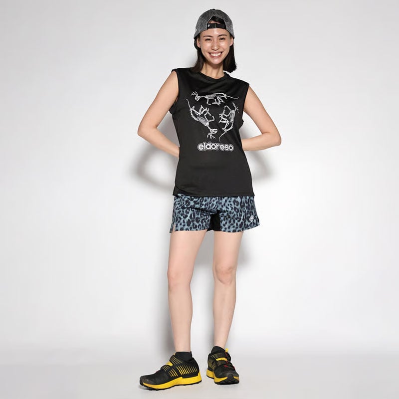 エルドレッソ eldoreso ロングスリーブTシャツ ブラック サイズS ELDORESO Life is Long T エルドレッソ ランニング