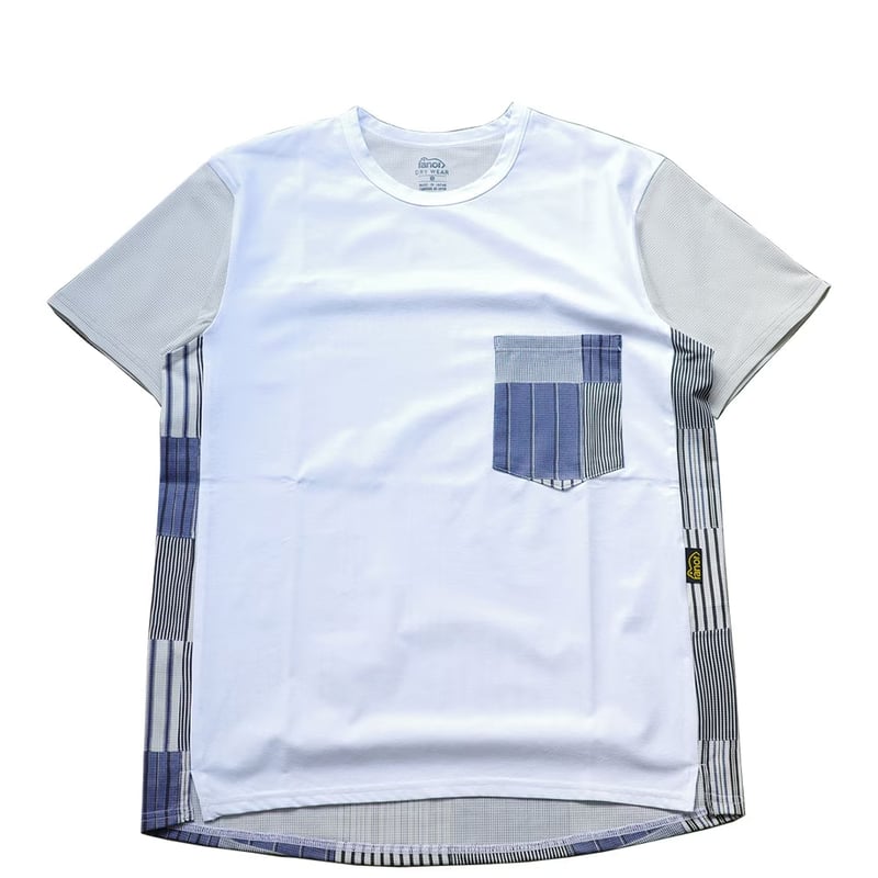 ranor ラナー / STRIPE PW T-SHIRT ストライプ ティーシャツ《BLK》