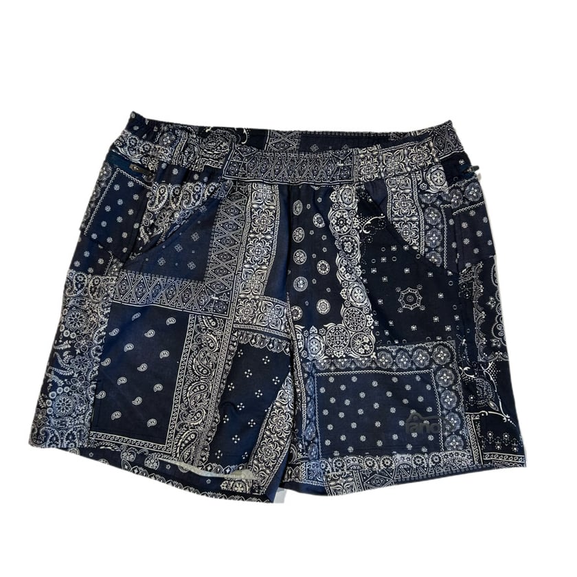 ranor ラナー / BANDANA MIDDLE SHORTS《BLACK》817-1-2 ranor ラナー / BANDANA MIDDLE SHORTS《BLACK》817-1-2