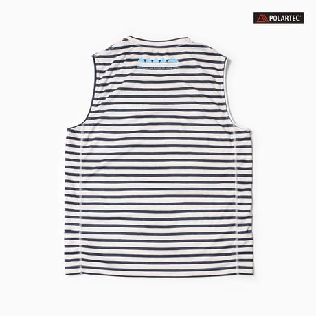 Mountain Martial Arts マウンテンマーシャルアーツ / MMA POLARTEC® Border Sleeve-less  ポラテック ボーダー スリーブレス