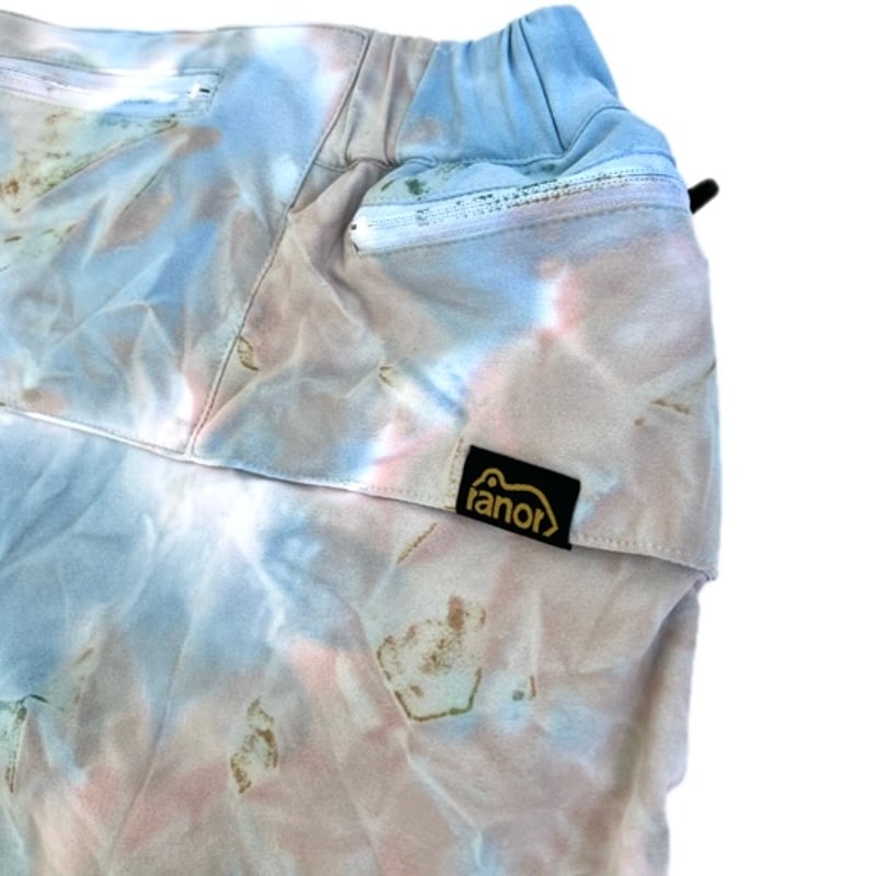 ranor ラナー / TIEDEYING MIDDLE SHORTS《BE×SAX》 | T