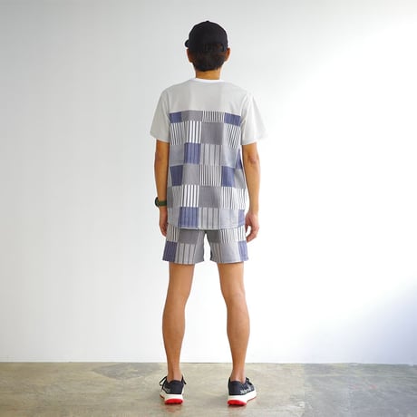 ranor ラナー / STRIPE PW T-SHIRT ストライプ ティーシャツ《BLK》