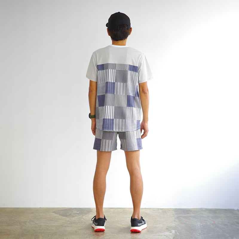 ranor ラナー / STRIPE PW T-SHIRT ストライプ ティーシャツ《BLK》