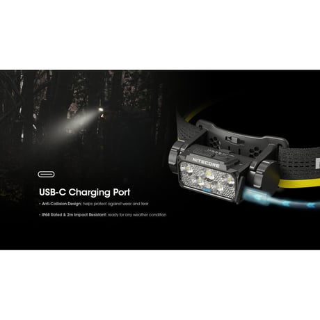 NITECORE ナイトコア / HC60 UHE（18650型リチウムイオン充電池付属）