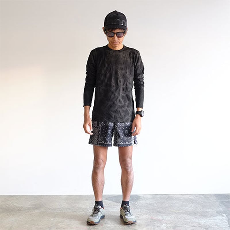 ranor ラナー / BANDANA MIDDLE SHORTS《BLACK》817-1-2 ranor ラナー / BANDANA MIDDLE SHORTS《BLACK》817-1-2