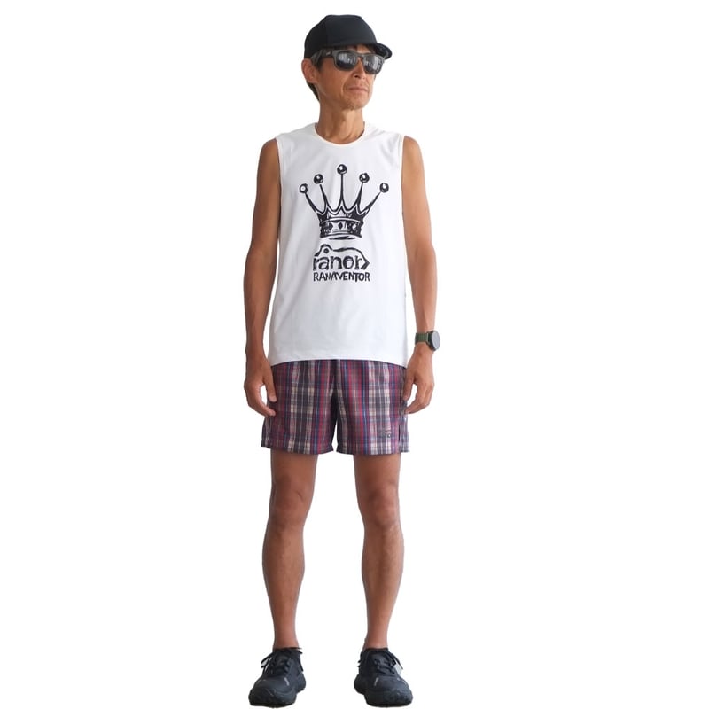 ranor BANDANA NOSLEEVE ラナーバンダナノースリーブM ranor ラナー BANDANA NOSLEEVE/バンダナ ノースリーブ White