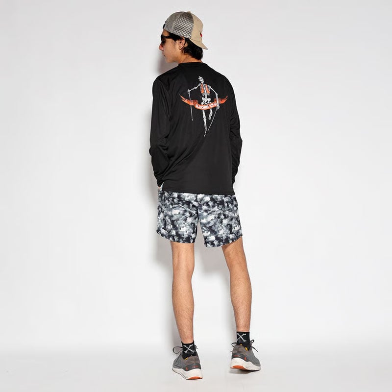 新品ELDORESO(エルドレッソ) Cross Long ELDORESO エルドレッソ / ボーンマン ロングティー《Black