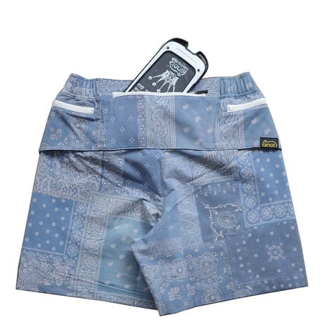 ranor ラナー / BANDANA MIDDLE SHORTS 《S-BLU》 バンダナ ミドルショーツ《S-BLU》