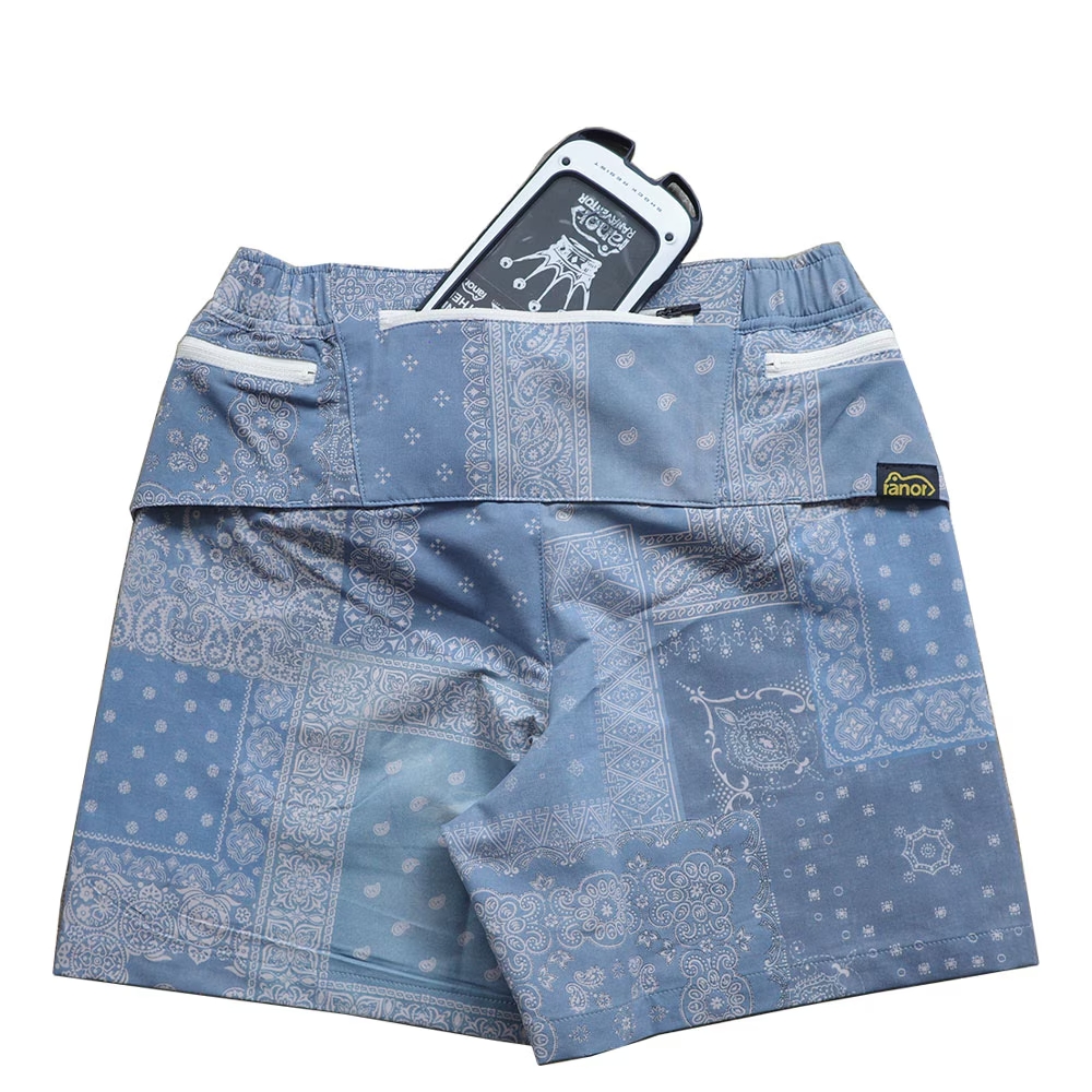 ranor ラナー / BANDANA MIDDLE SHORTS 《S-BLU》 バンダナ