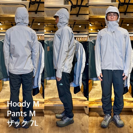 milestone マイルストーン / UP-SWING Rain Hoody アップスウィング レイン フーディー