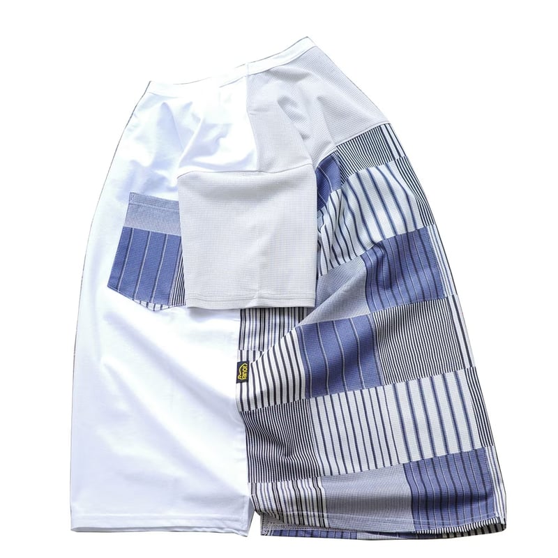 ranor ラナー / STRIPE PW T-SHIRT ストライプ ティーシャツ《BLK》