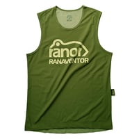 ranor ラナー / ノースリーブ バックメッシュ《オリーブ》8171-1-144【Sのみ】