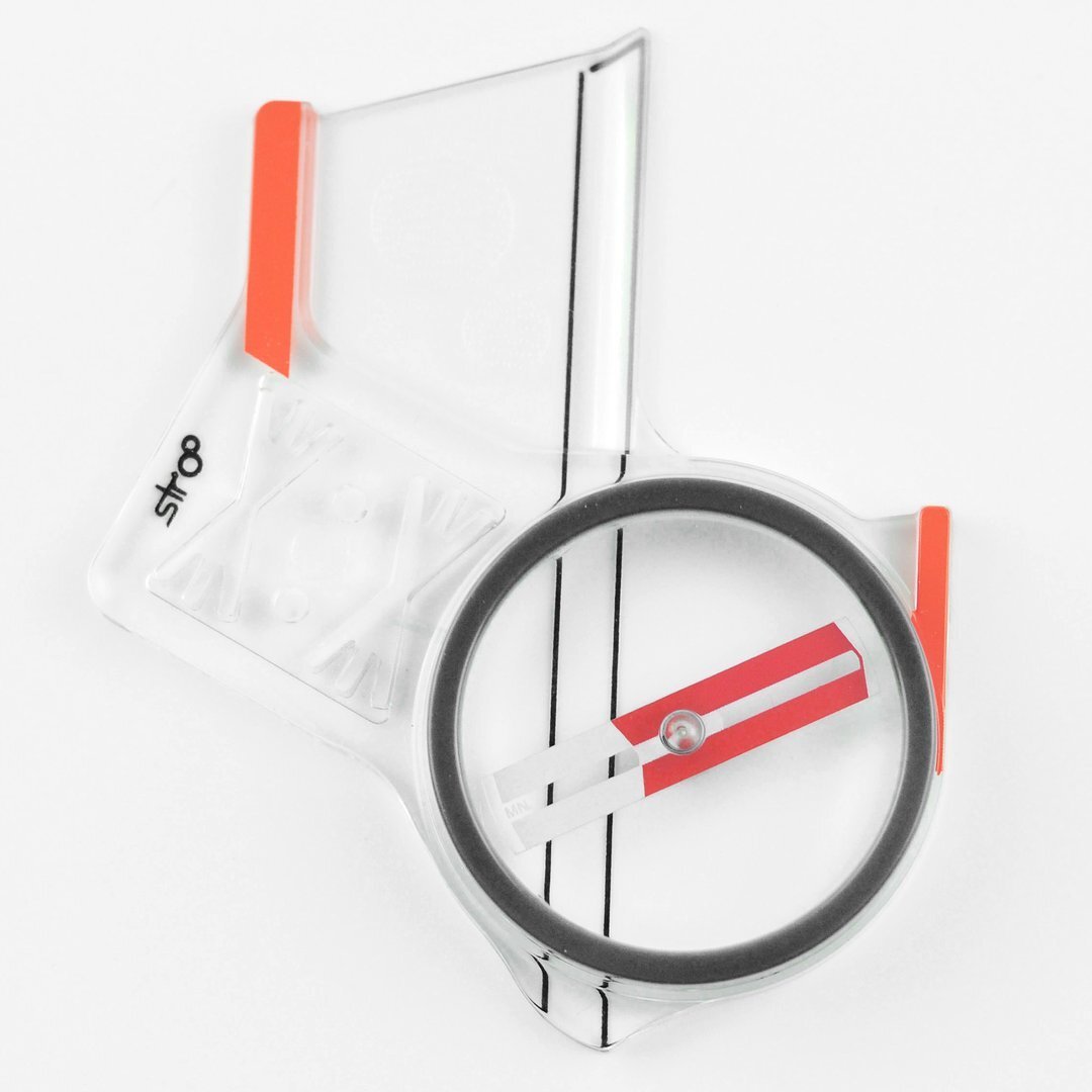 『Str8 Evo』 オリエンテーリング用のサムコンパス(左手用) Str8 Evo』 オリエンテーリング用のサムコンパス(左手用) O