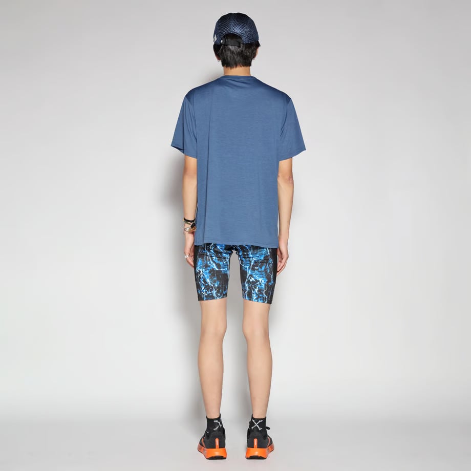 エルドレッソ ELDORESO ランニングパンツ レオパード メンズS