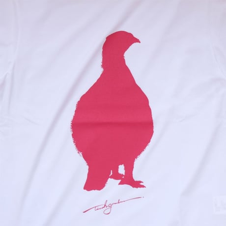 ranor ラナー / ROCK PTARMIGAN T-SHIRT《WHITE×RED》817-1-182