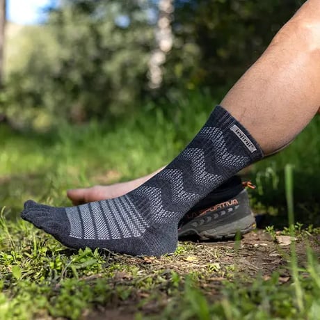 injinji インジンジ / アウトドア ミッドウエイト クルー ウール