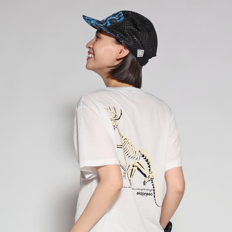 本日限定ステッカー付　ELDORESO エルドレッソ ボーンマン ホワイトXL ELDORESO エルドレッソ / ボーンマン ティー《White》 | Trippers