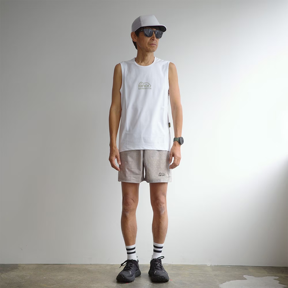 ranor ラナー / BANDANA MIDDLE SHORTS《L-BE》 バンダナ ミ