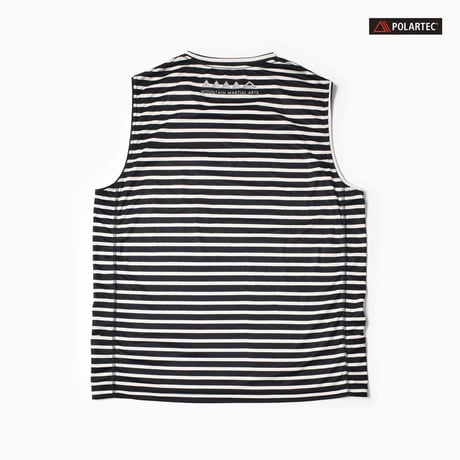Mountain Martial Arts マウンテンマーシャルアーツ / MMA POLARTEC® Border Sleeve-less  ポラテック ボーダー スリーブレス
