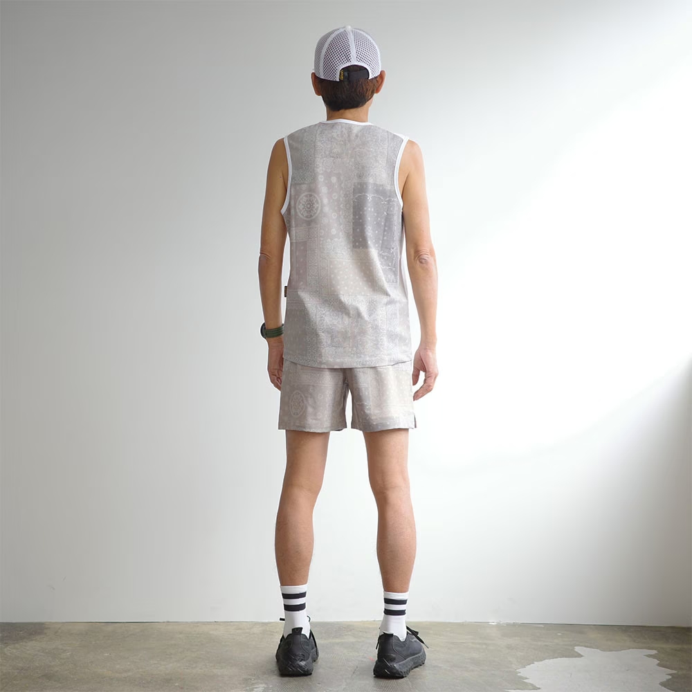 ranor ラナー / BANDANA MIDDLE SHORTS《L-BE》 バンダナ ミ